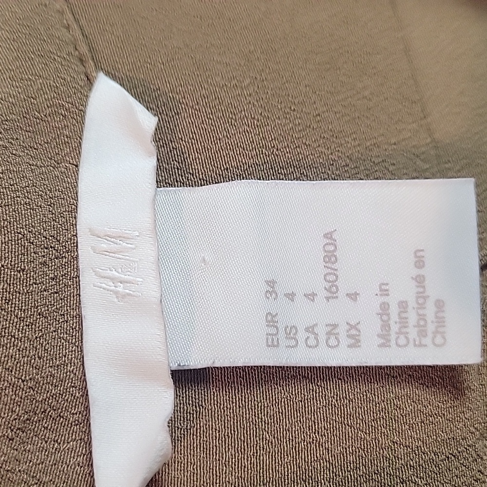 H&M shirt dress belted brown - Picture 2 of 7